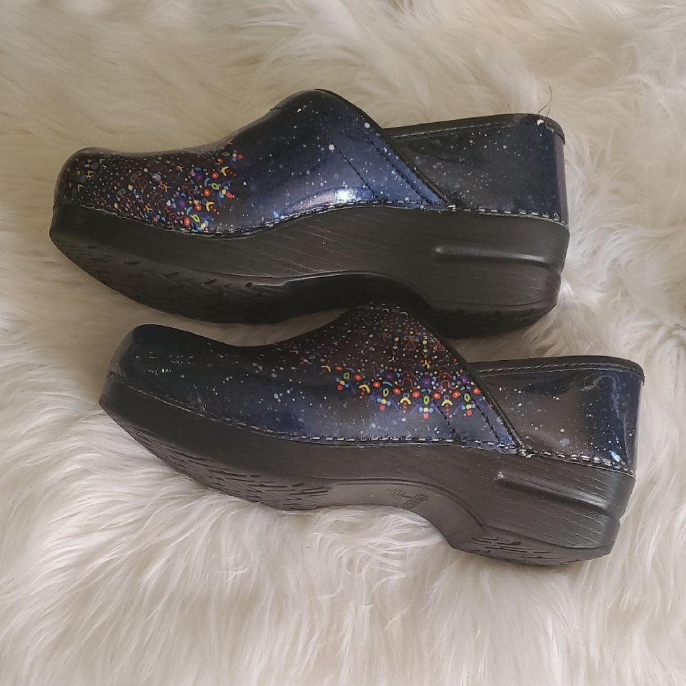 Dansko Multicolor Cosmic Pattern Clogs - image 4